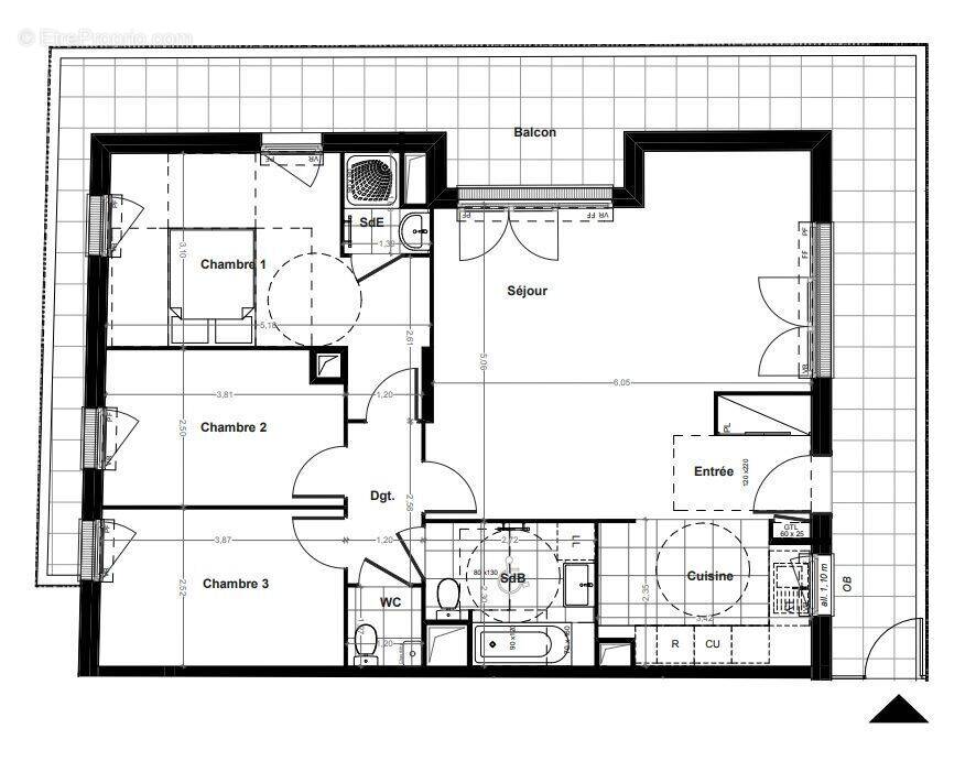 Appartement à MONTREUIL