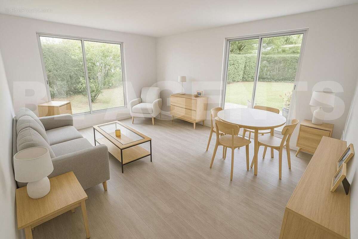 modern_living_dining_room - Appartement à LE RAINCY