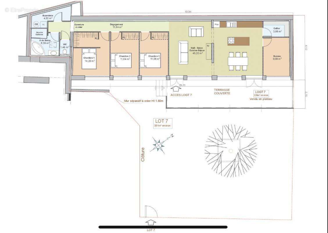 Appartement à CHARLIEU