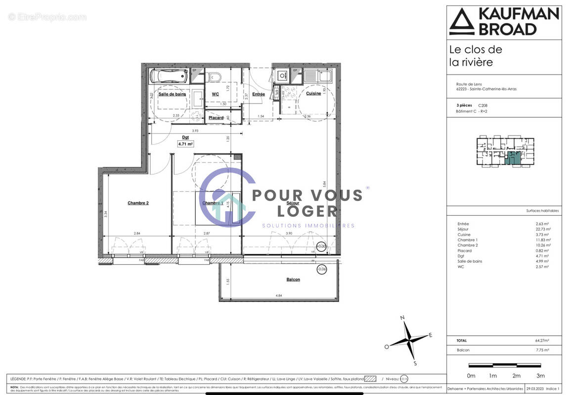 Appartement à SAINTE-CATHERINE