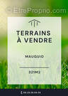 Terrain à MAUGUIO
