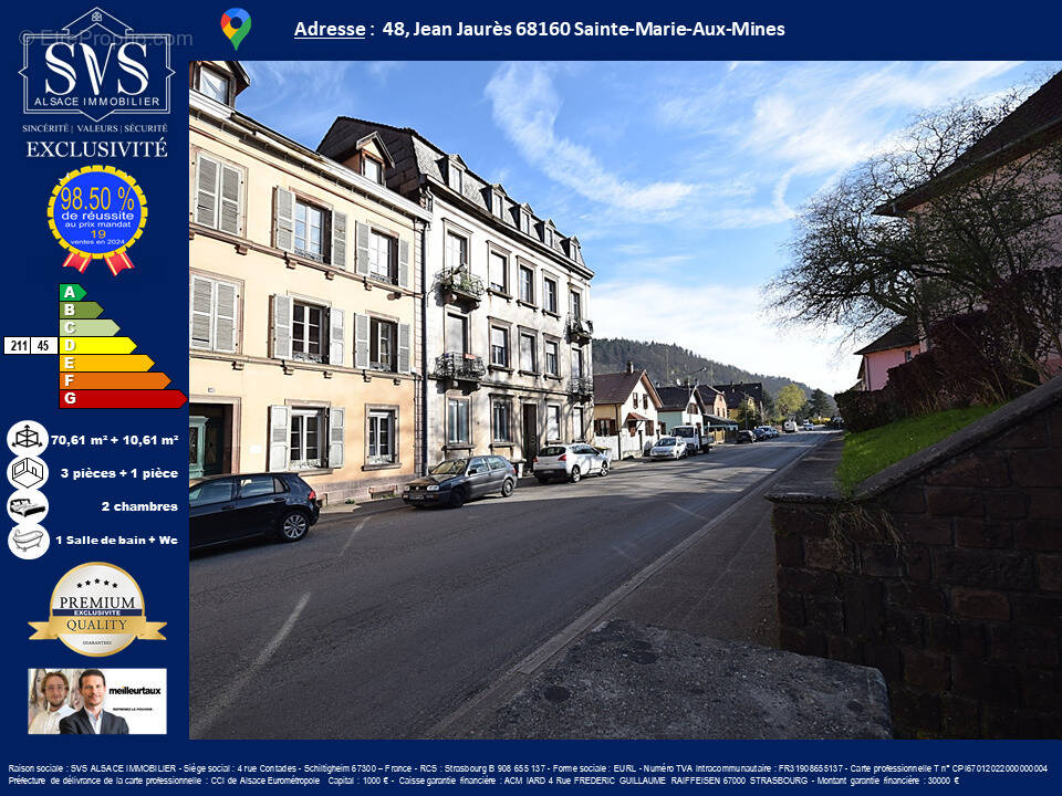 Appartement à SAINTE-MARIE-AUX-MINES