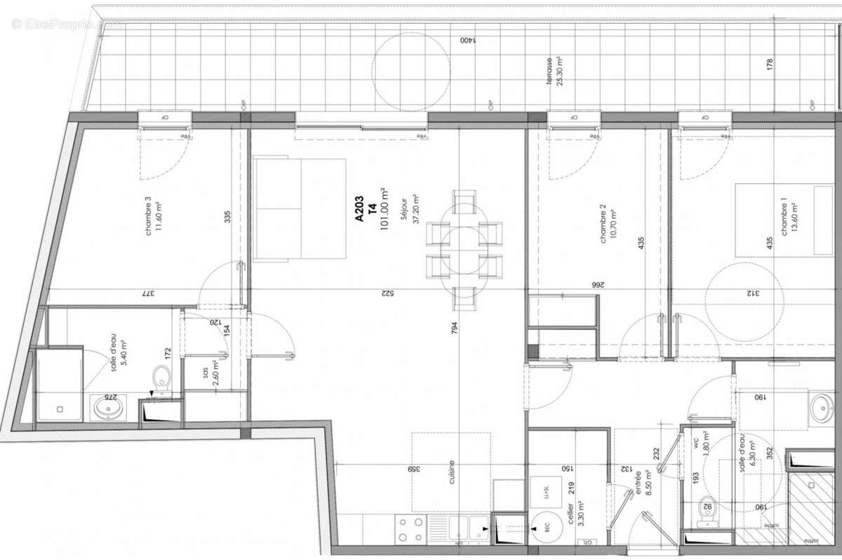 Appartement à TREGASTEL