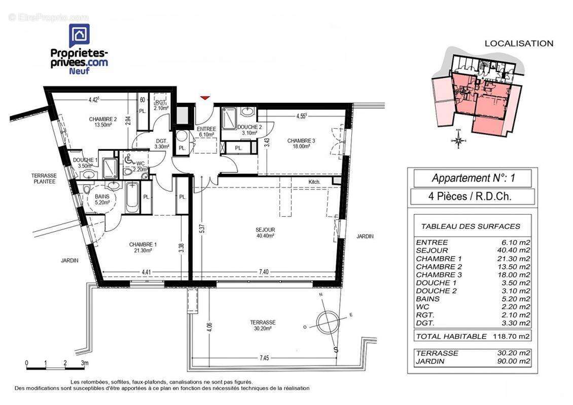Appartement à VENCE
