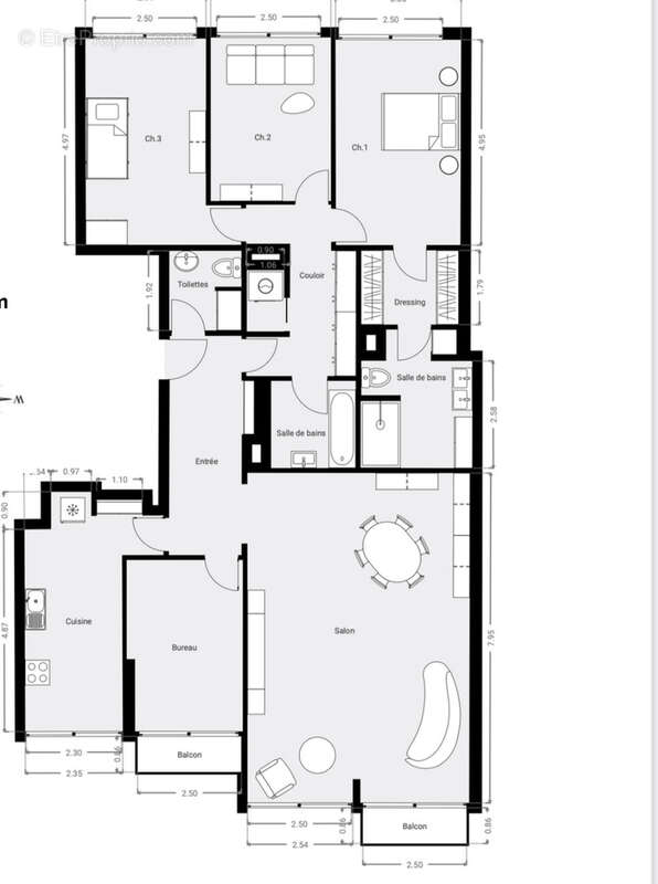 Appartement à PARIS-7E