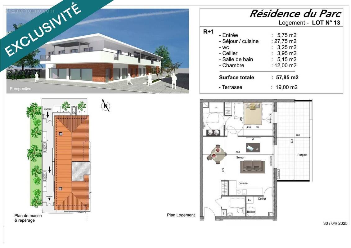 Photo 1 - Appartement à DREMIL-LAFAGE
