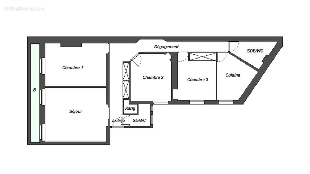 Appartement à PARIS-10E