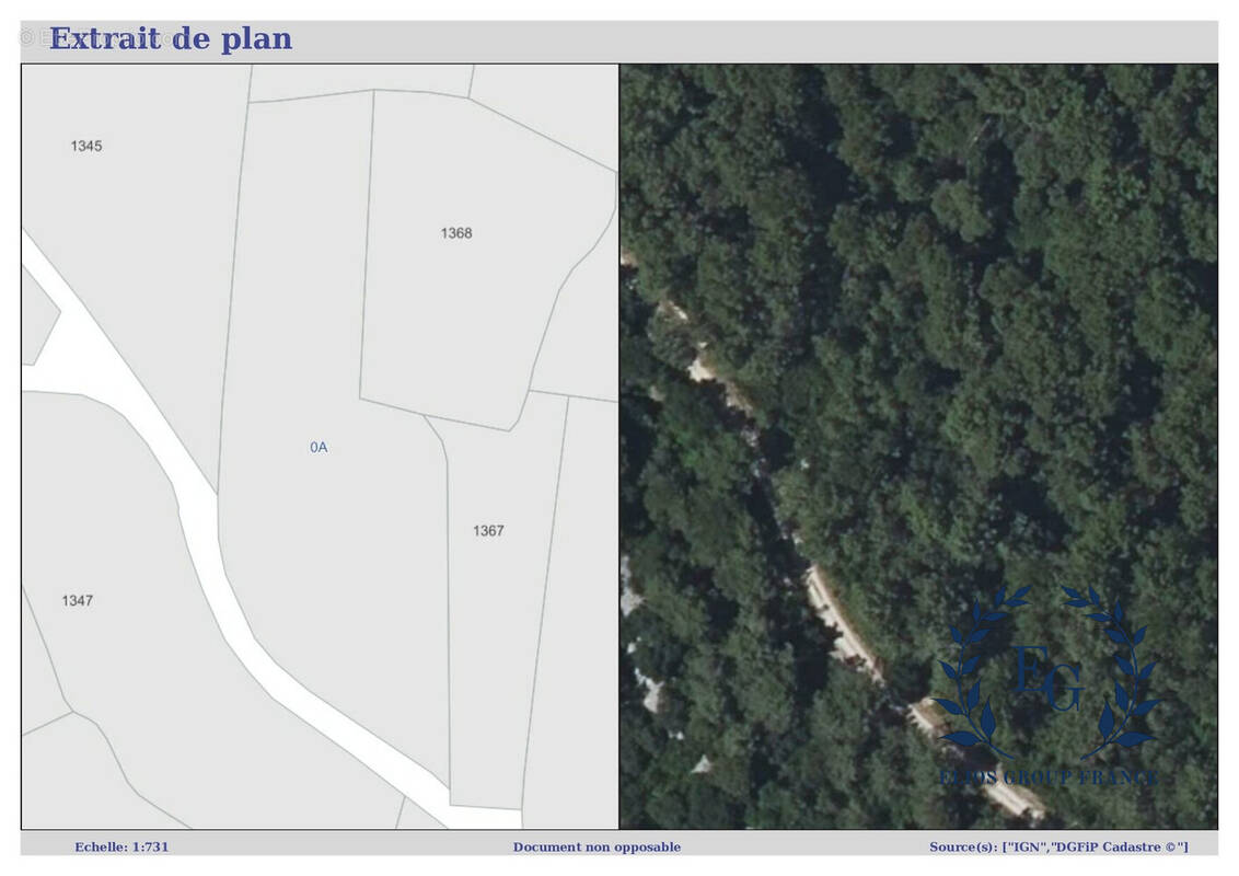 Terrain à AUBAIS