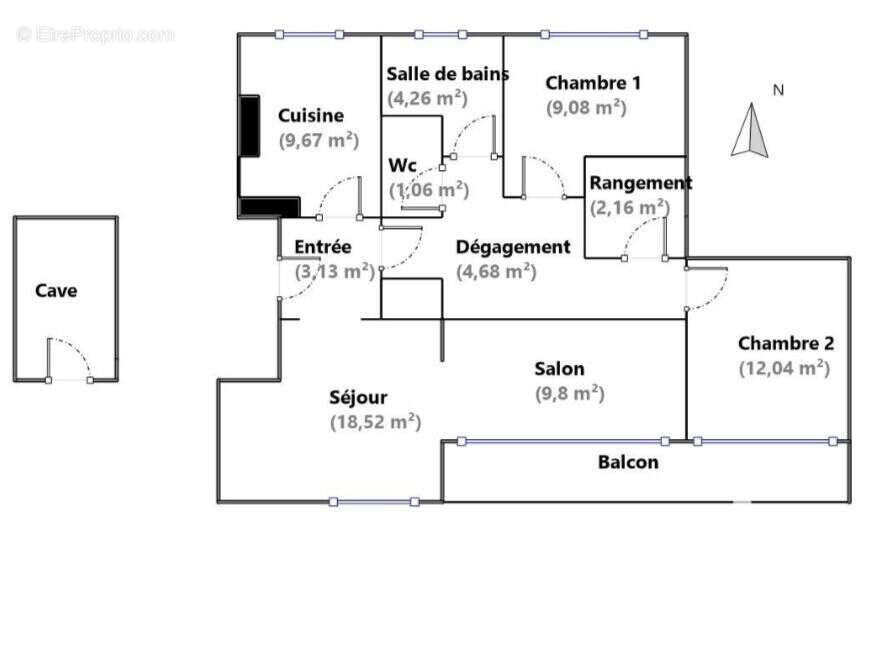 Photo 4 - Appartement à FLEURY-LES-AUBRAIS