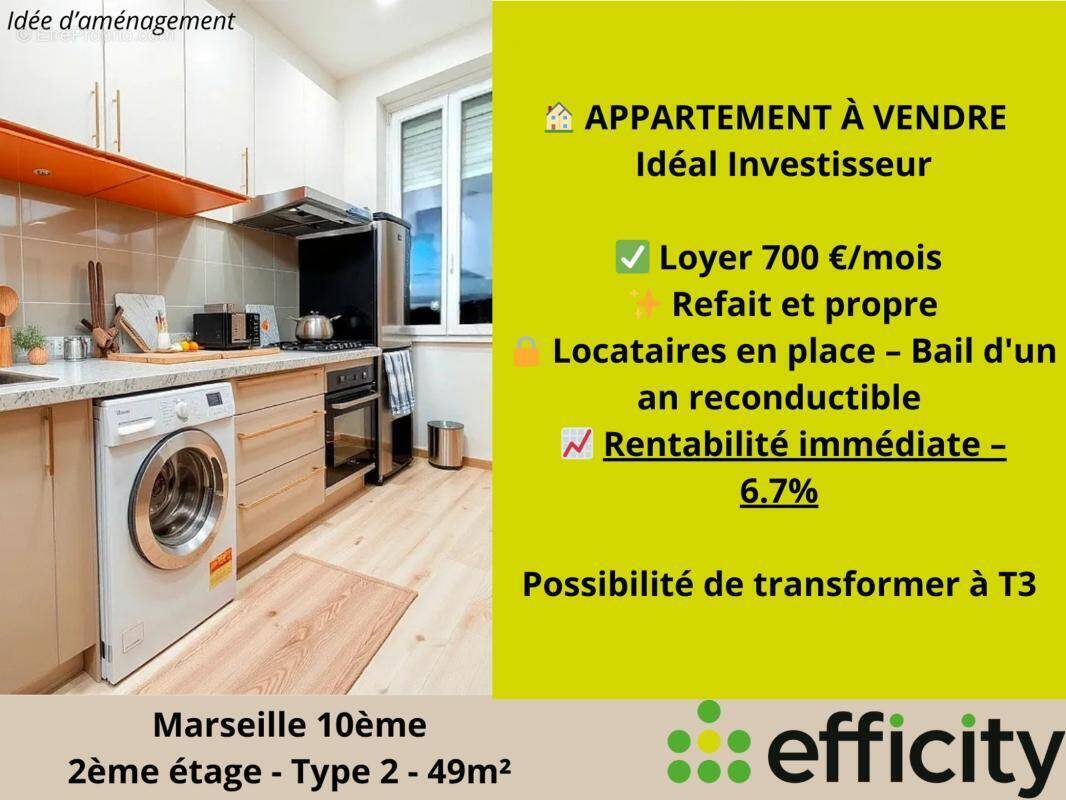 Appartement à MARSEILLE-10E
