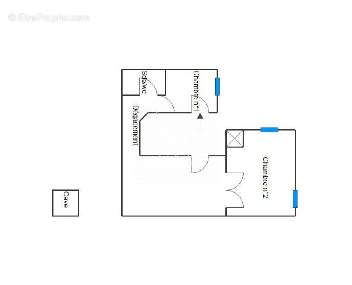 Plan - Appartement à PARIS-17E