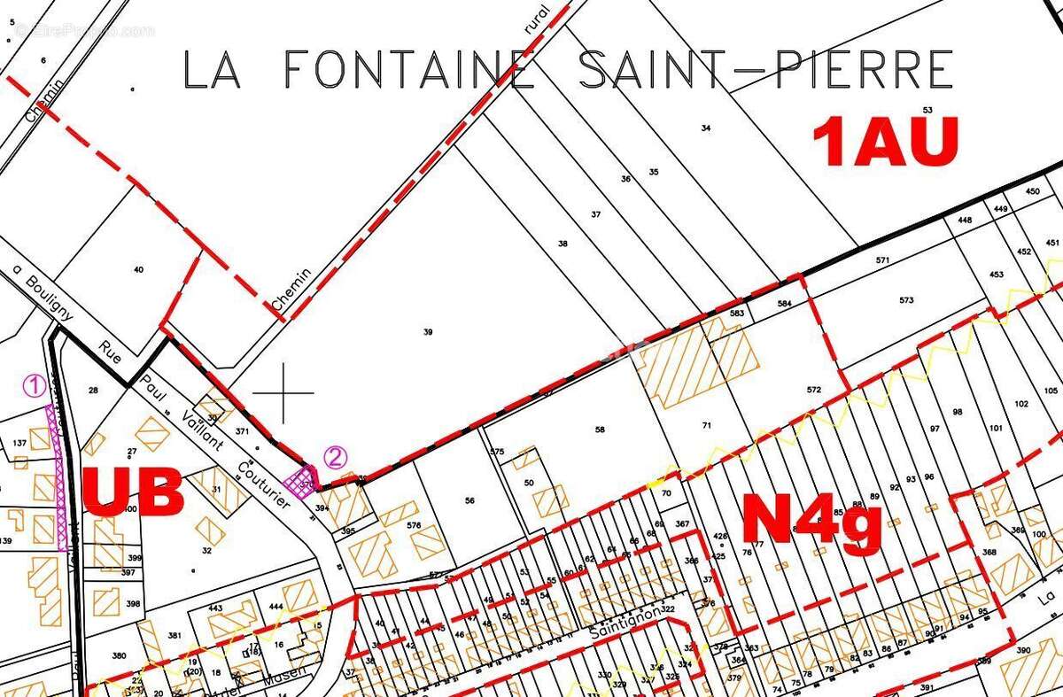 Terrain à BOULIGNY