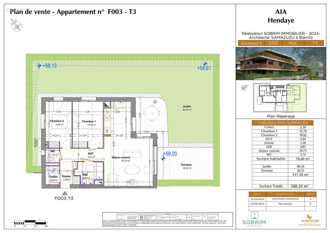 Appartement à HENDAYE