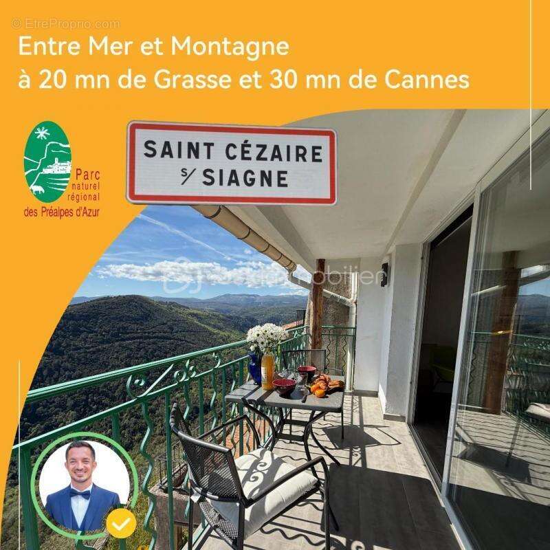 Appartement à SAINT-CEZAIRE-SUR-SIAGNE