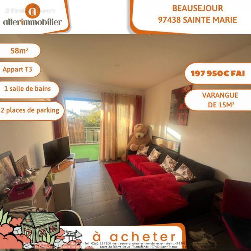 Appartement à SAINTE-MARIE