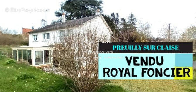 Maison à PREUILLY-SUR-CLAISE