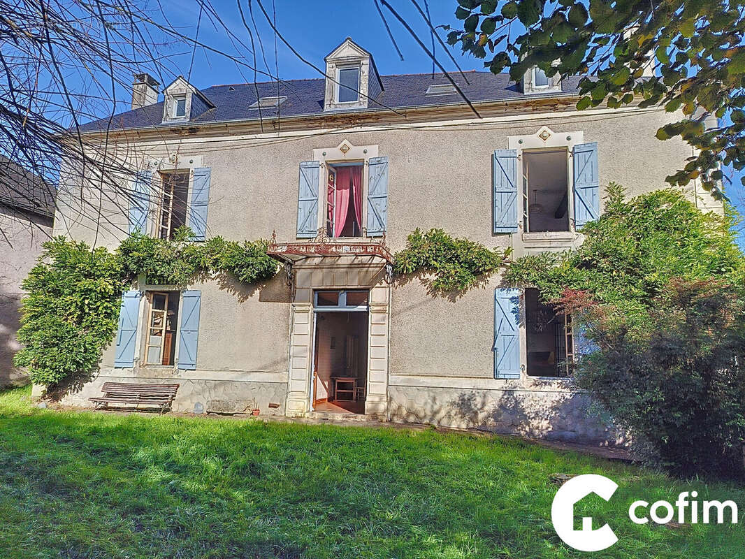 Vue côté jardin  - Maison à NAY