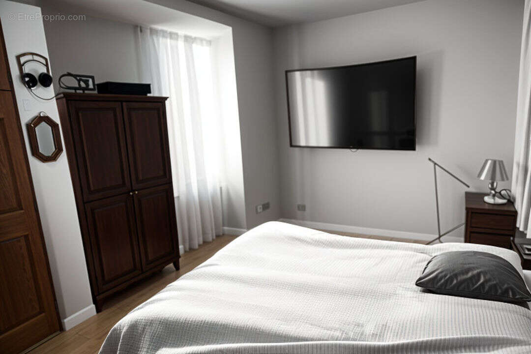 chambre moderne - Maison à MARTIGUES
