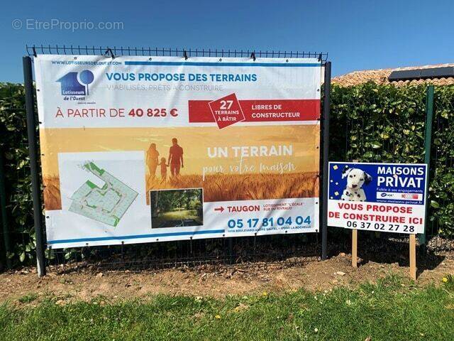 Terrain à TAUGON