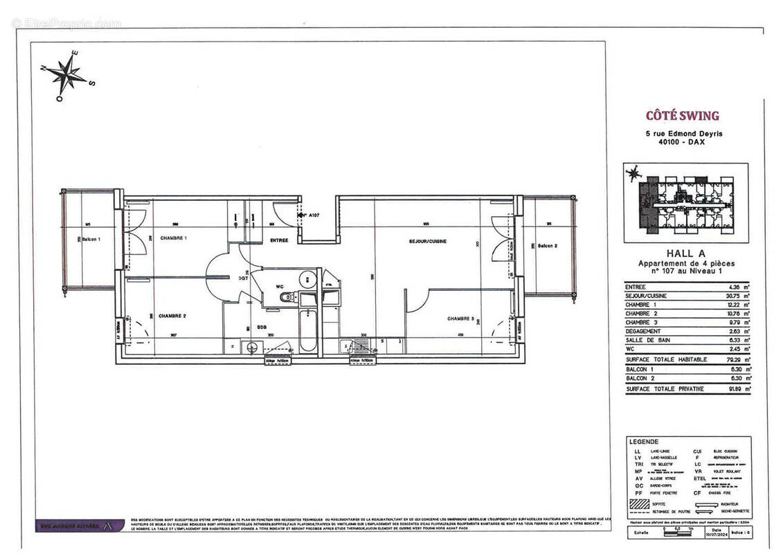 Appartement à DAX