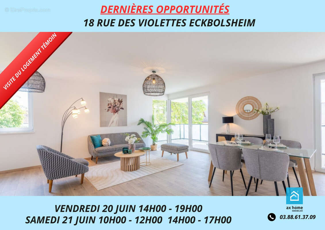 Appartement à ECKBOLSHEIM