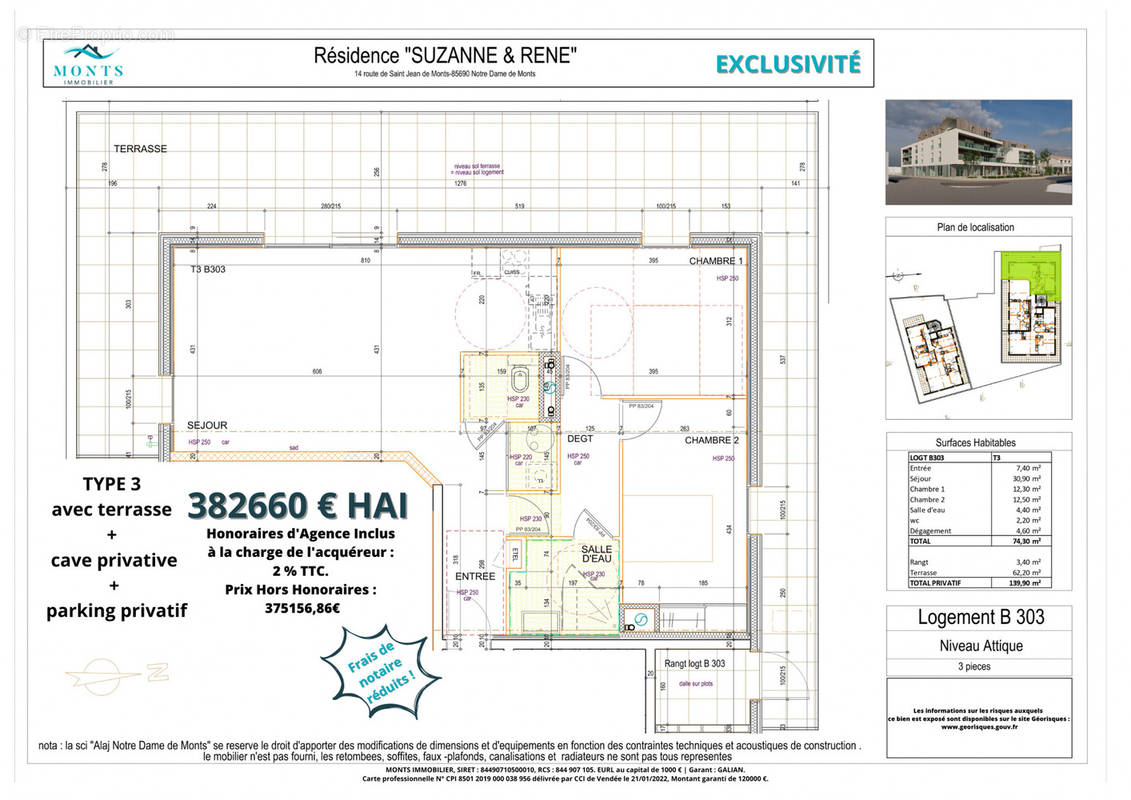 Appartement à NOTRE-DAME-DE-MONTS