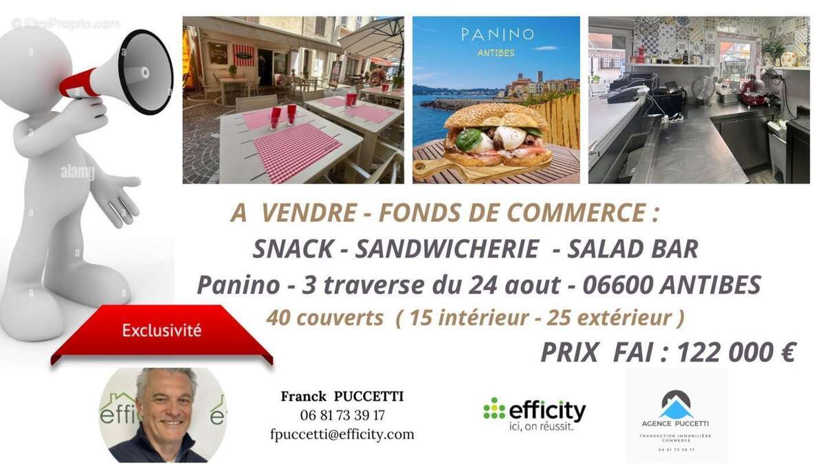 Commerce à ANTIBES