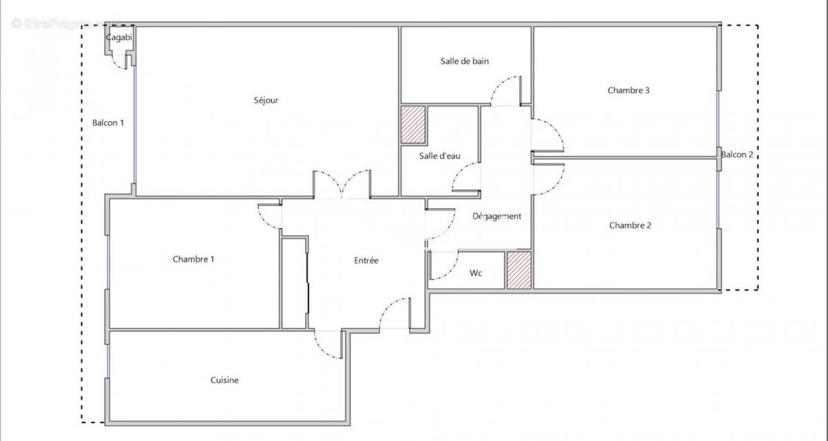 Appartement à PARIS-20E
