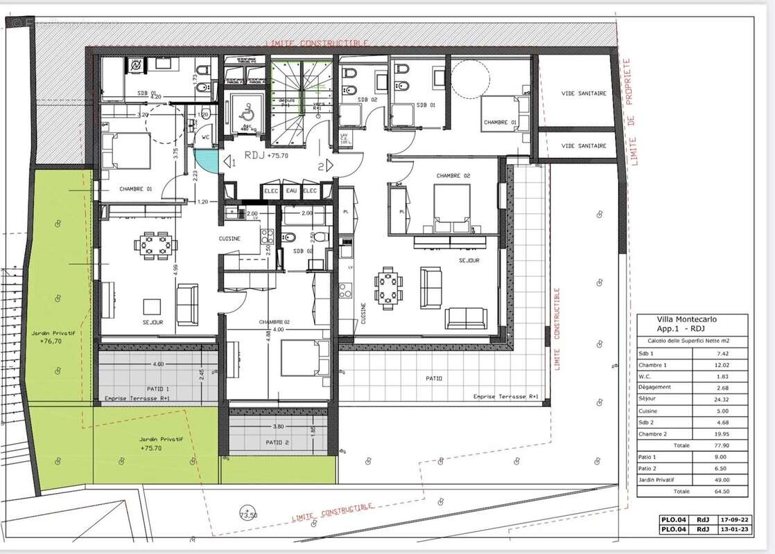 Appartement à ROQUEBRUNE-CAP-MARTIN
