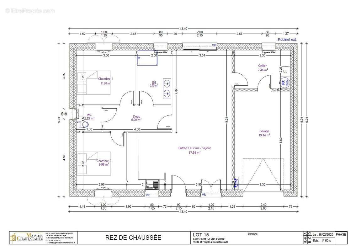 Maison à LA ROCHEFOUCAULD