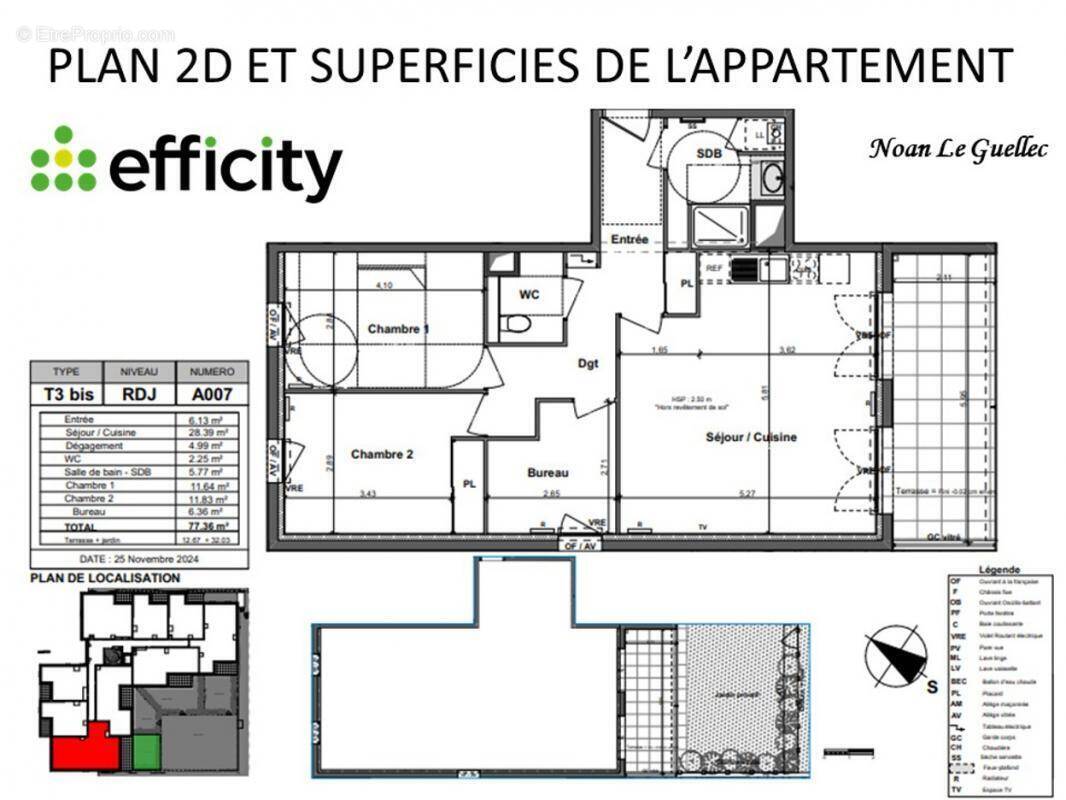 Appartement à LA CHAPELLE-DES-FOUGERETZ