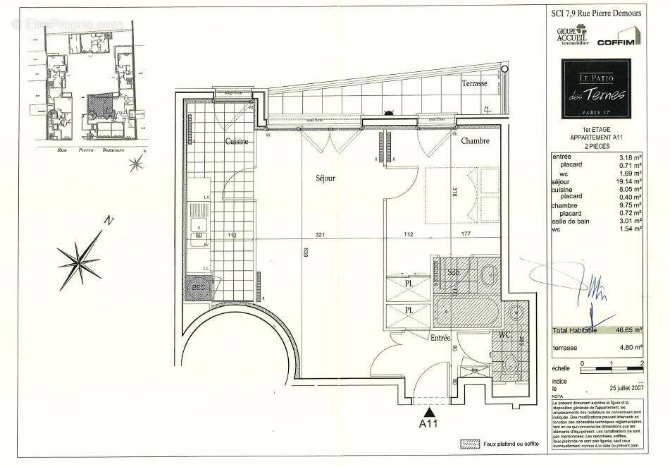 Appartement à PARIS-17E