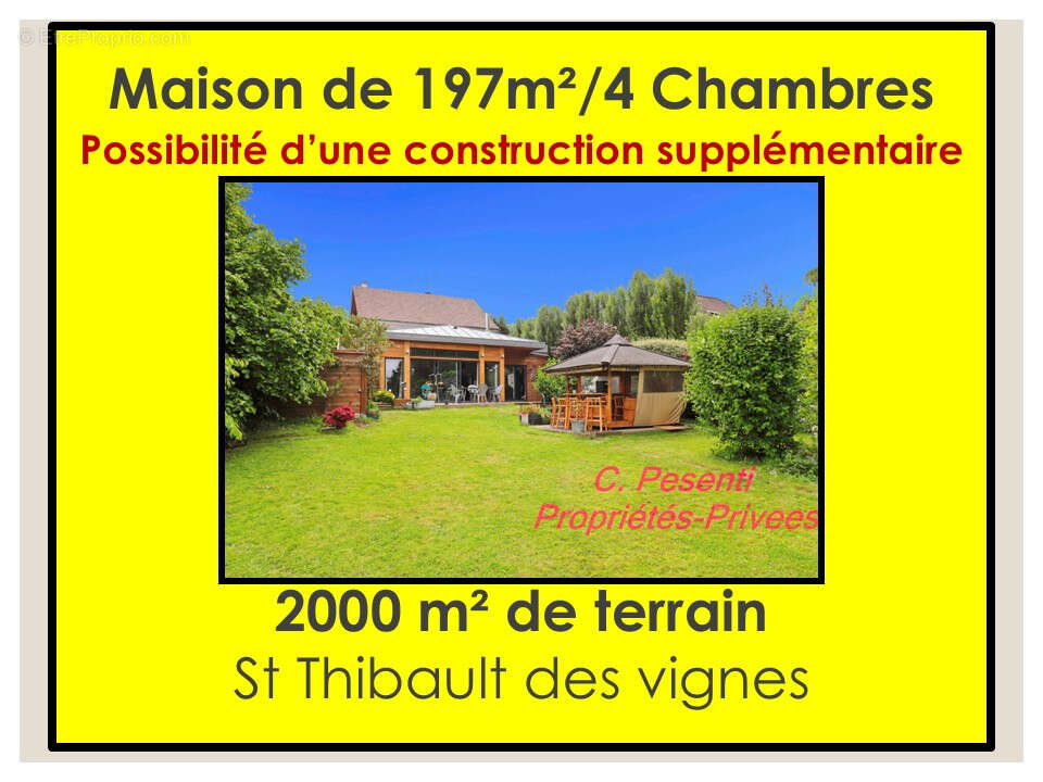 Maison à SAINT-THIBAULT-DES-VIGNES