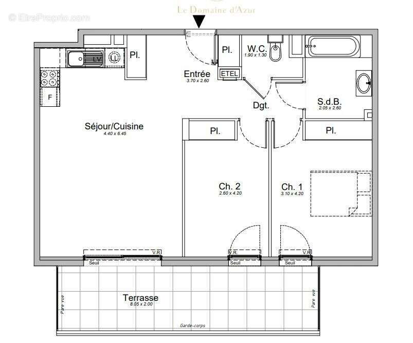 Photo 5 - Appartement à SAINT-LAURENT-DU-VAR