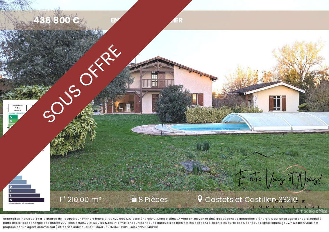 Maison à CASTETS-EN-DORTHE