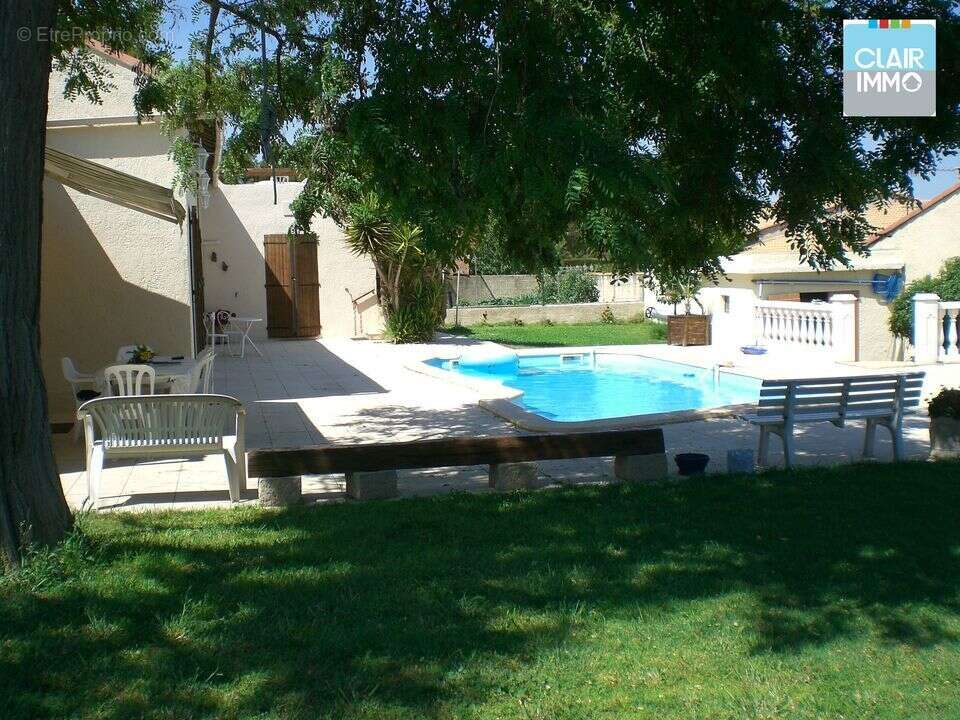 piscine, sud, jardin - Maison à MARTIGUES