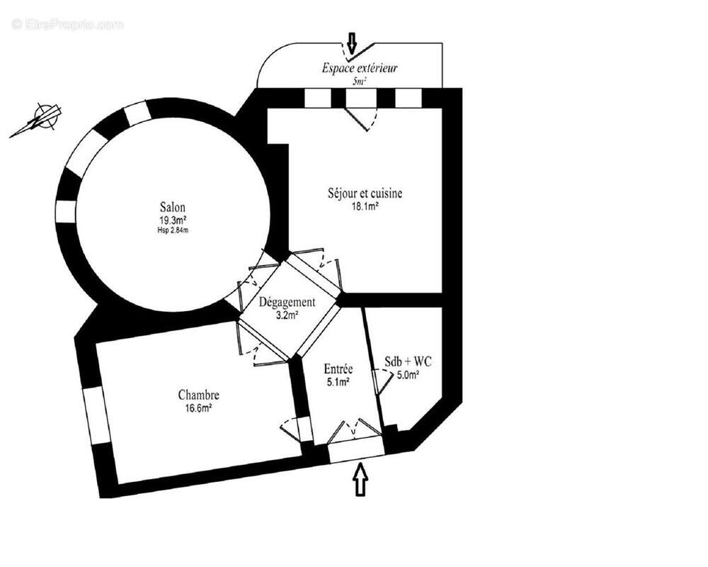 Appartement à PARIS-16E