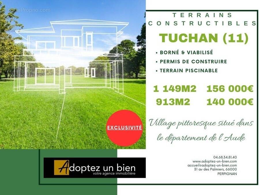 Terrain à TUCHAN