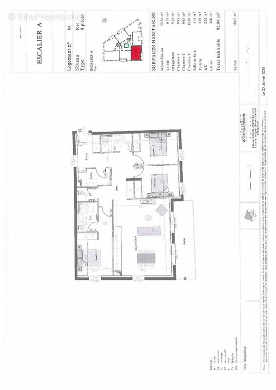Appartement à LAROIN