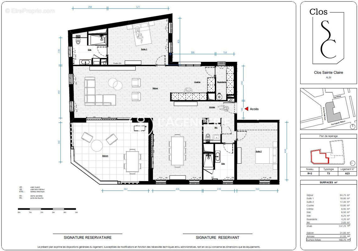 Appartement à ALBI