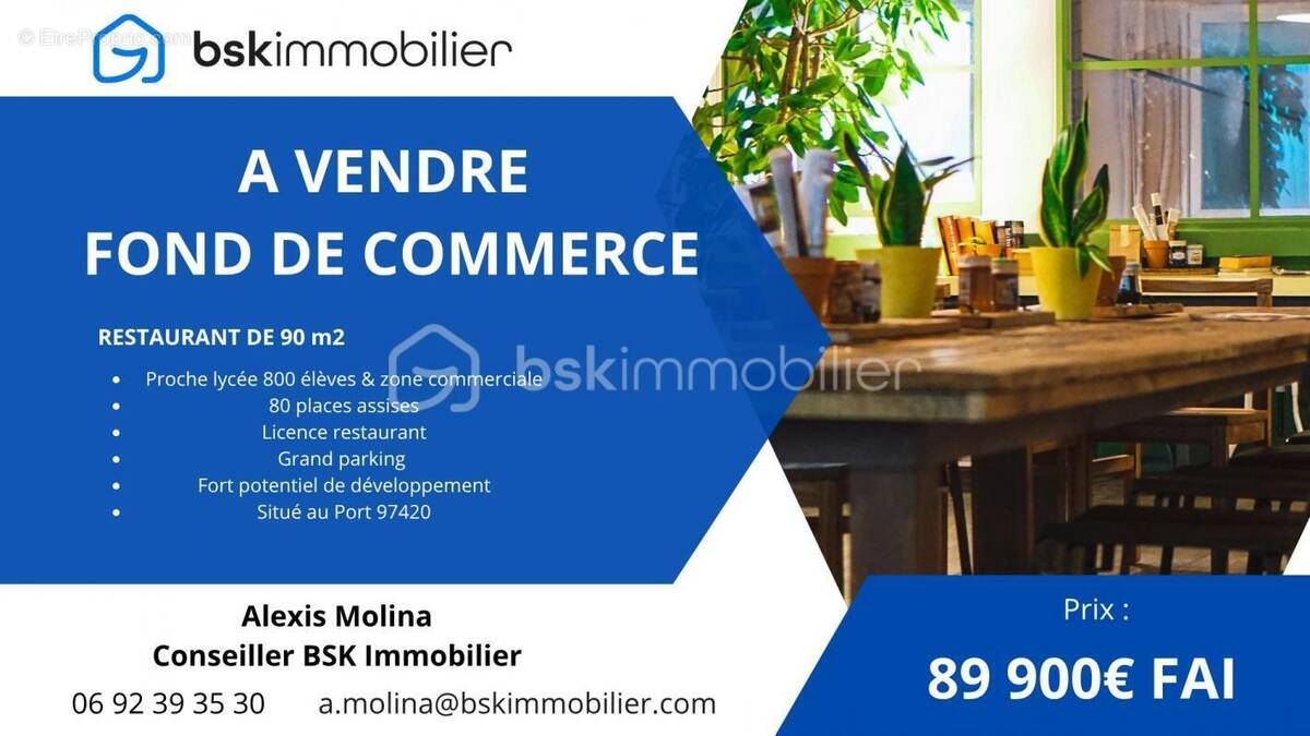 Commerce à LE PORT