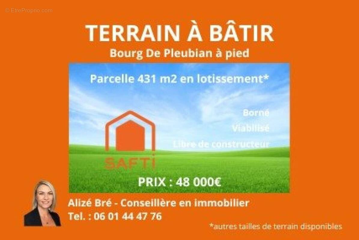Photo 1 - Terrain à PLEUBIAN