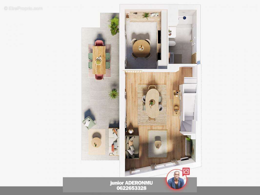 Appartement à L&#039;ILE-SAINT-DENIS