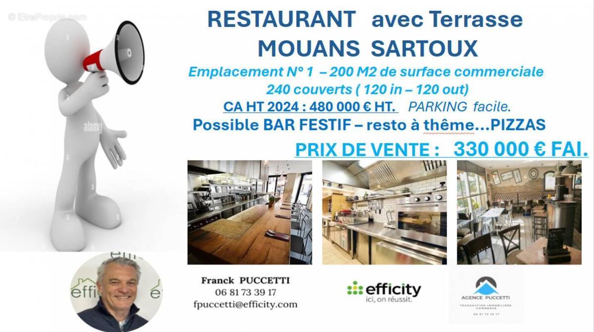 Commerce à MOUANS-SARTOUX