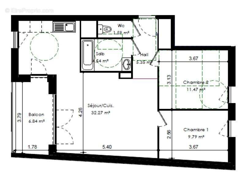 Appartement à VENISSIEUX