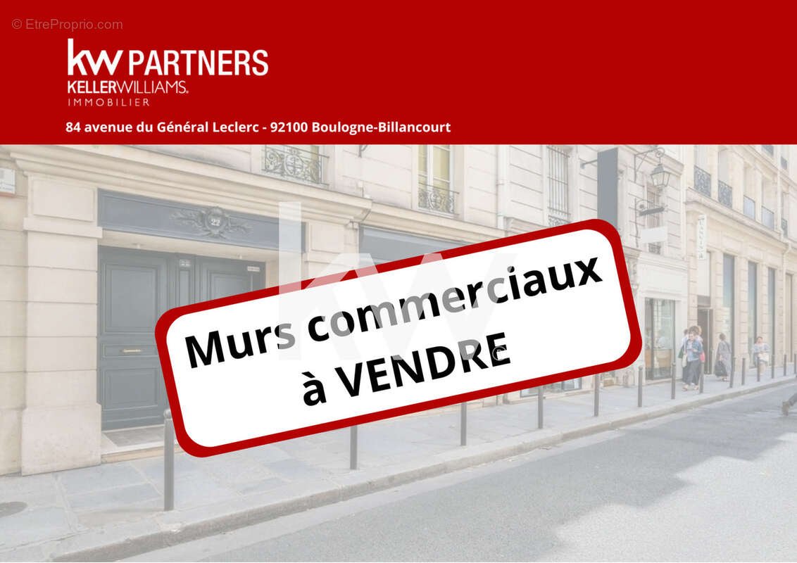 Commerce à BOULOGNE-BILLANCOURT